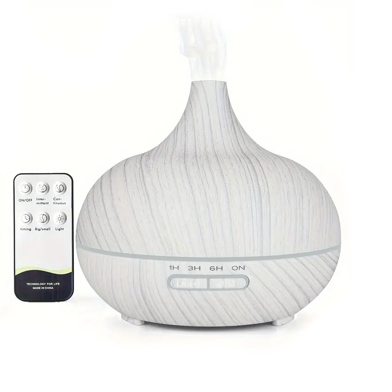 Ultraschall Aroma Diffuser mit Fernbedienung – Luftbefeuchter für große Räume, Timer & LED-Licht – Ideal für Schlafzimmer